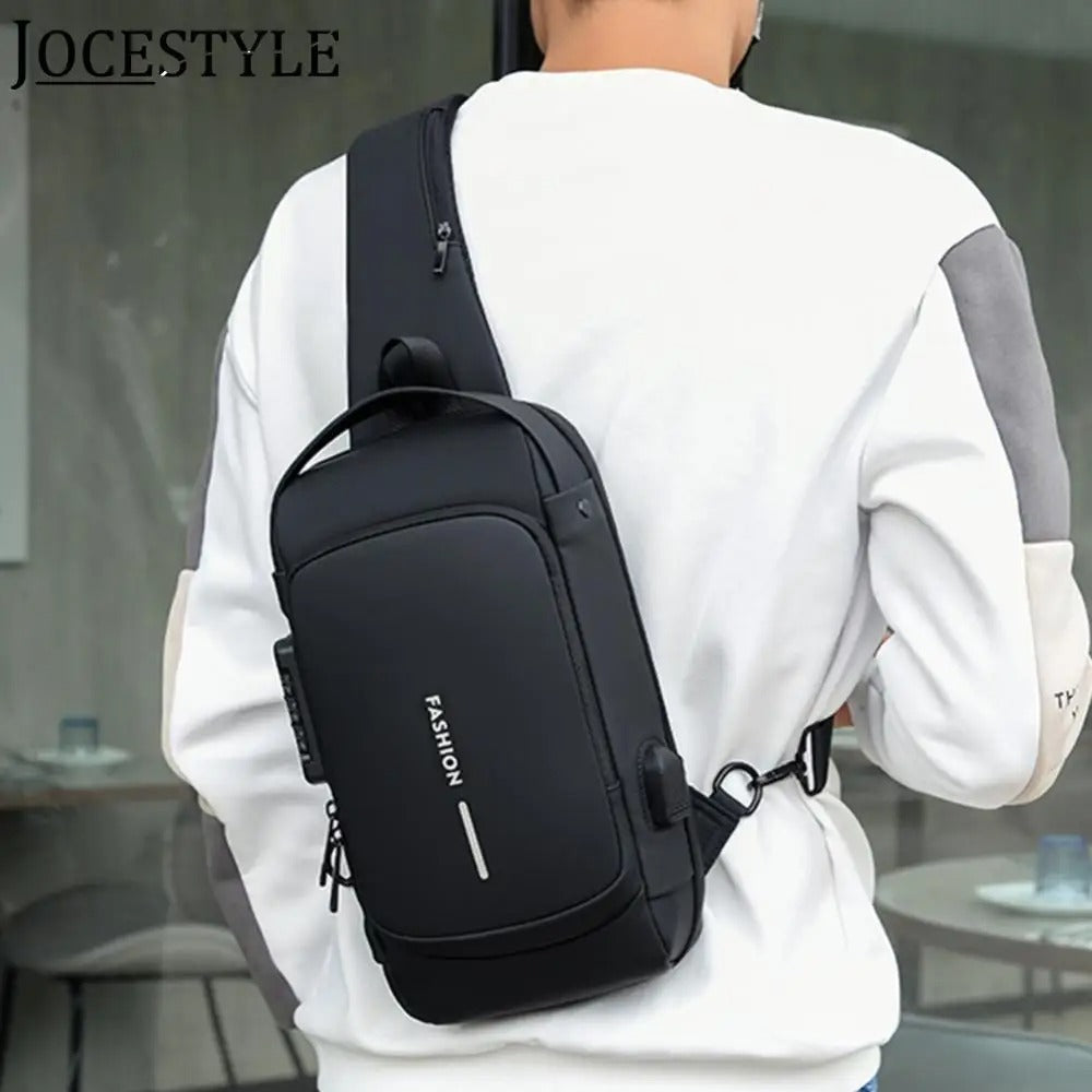 HAN-LBG Anti Theft Sling Bag Men Women