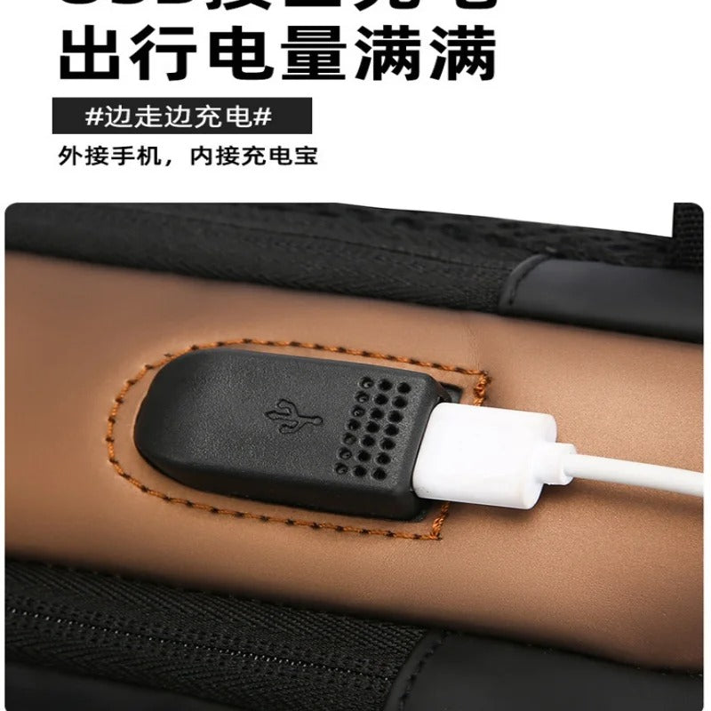 HAN-LBG Anti Theft Sling Bag Men Women