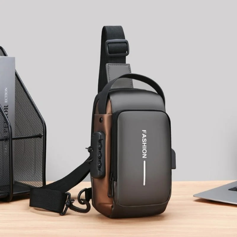 HAN-LBG Anti Theft Sling Bag Men Women